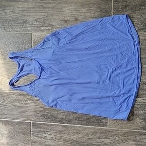 Lululemon Athletica Tank Top Size Small Blue Sheer